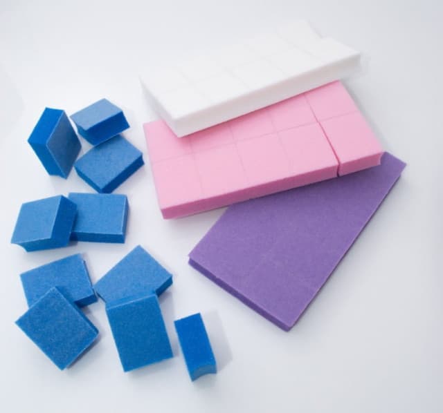 YOKO Мини-бафы 10шт/уп цв. фиолетовый