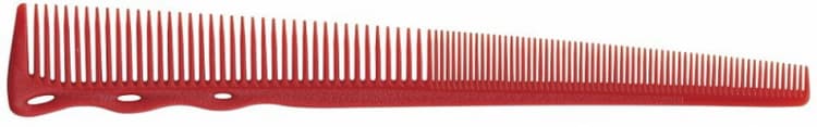 Y.S.Park Расческа для очень точной стрижки коротких волос 254 Red 187 мм