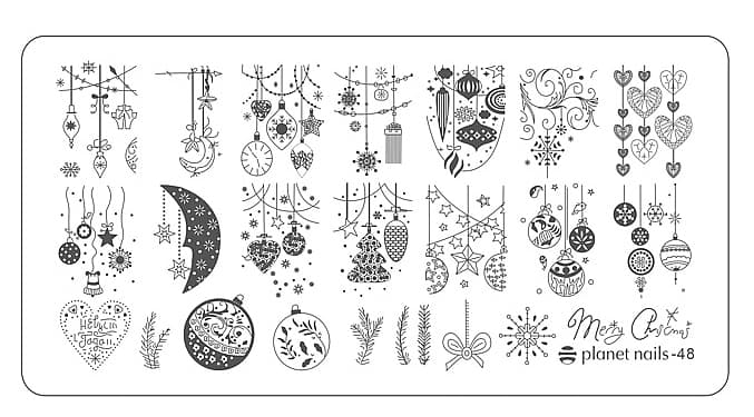 Пластина для стемпинга Stamping Nail Art №48