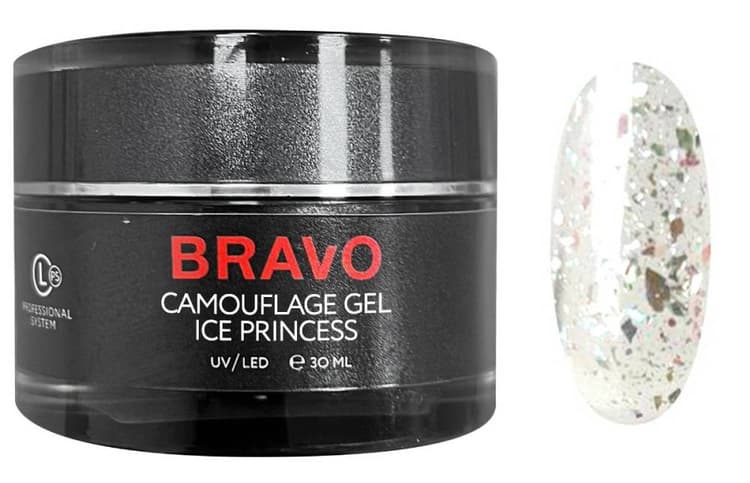 Bravo Моделирующий Camouflage Gel ICE PRINCESS №101 30 мл