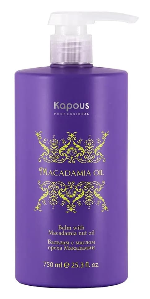 Kapous Бальзам с маслом ореха макадамии серии "Macadamia Oil" 750 мл 