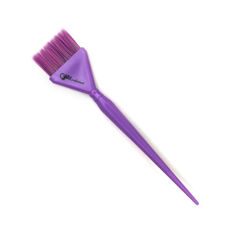 Gera Professional Кисть, смешанная фиолетовая щетина 9 рядов, цвет фиолетовый