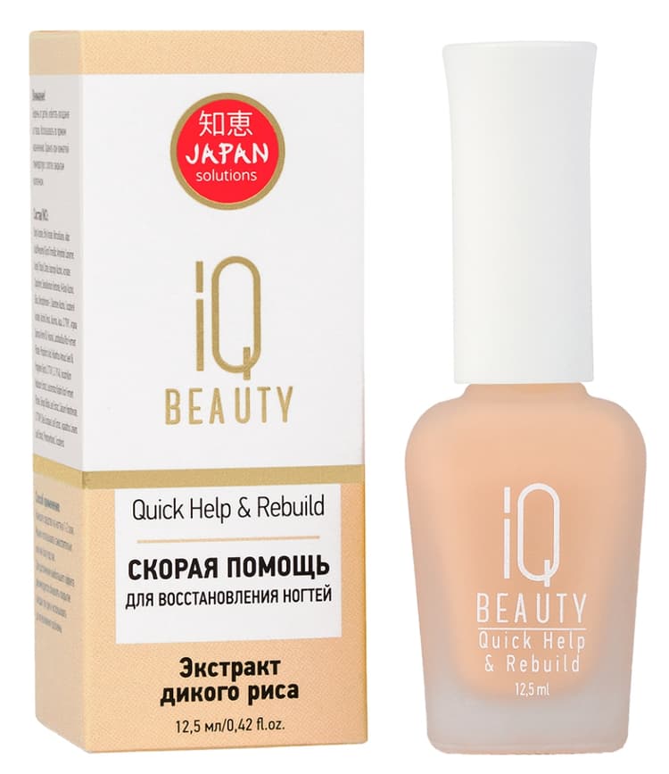 IQ BEAUTY Скорая помощь для восстановления ногтей/Quick Help & Rebuild, 12,5мл