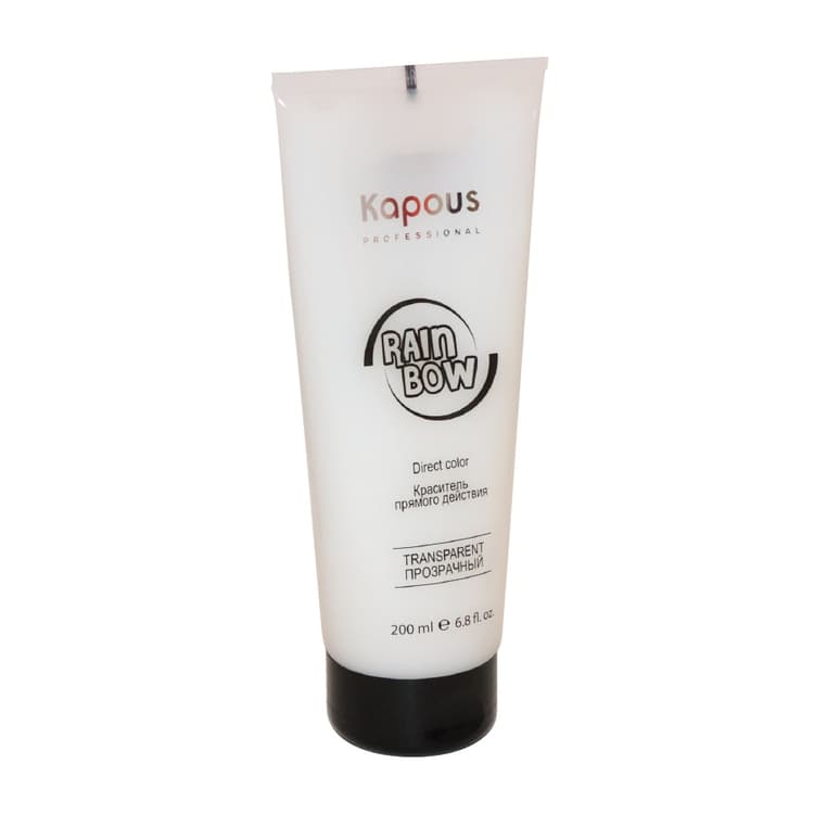 Краситель прямого действия для волос Kapous Rainbow, Прозрачный 200 мл
