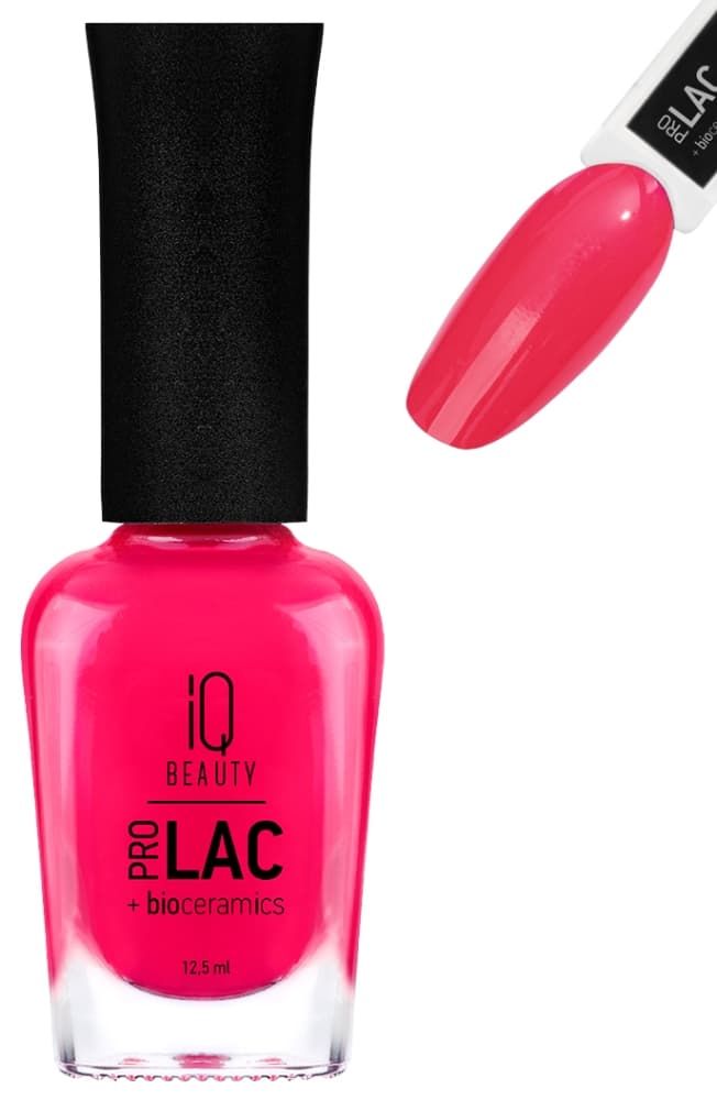 IQ BEAUTY PROLAC Лак для ногтей укрепляющий с биокерамикой 12.5 мл № 074 Frida