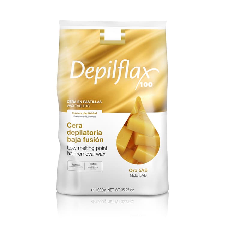 Depilflax Горячий воск в брикетах Золотой, 1000 г.