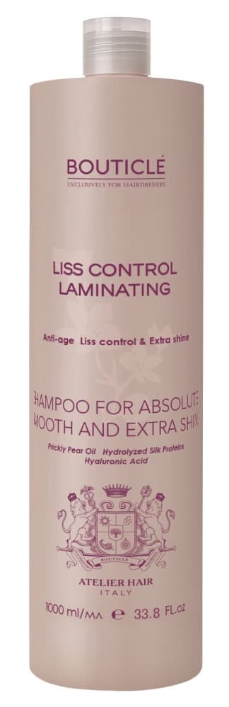 Bouticle ATELIER HAIR LAMINATING Разглаживающий ламинирующий шампунь 1000мл