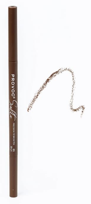 Provoc ультратонкий карандаш для бровей Svelte Precision Tip Eyebrows Pen 01 BRUN коричневый