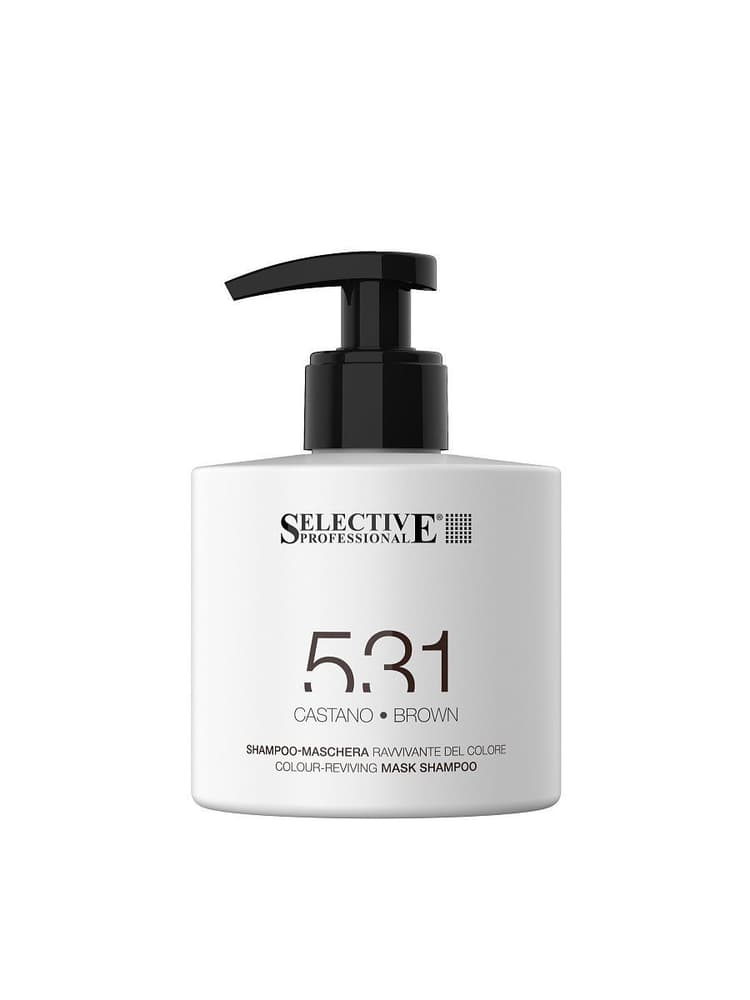 SELECTIVE "531" Оттеночный шампунь-маска для возобновления цвета волос - Коричневый 275 мл