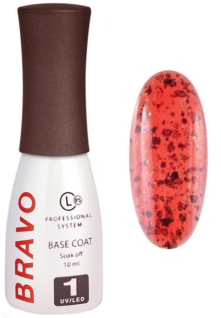 Bravo Цветное базовое покрытие EFFECT 20, BLACK MIX 10мл 