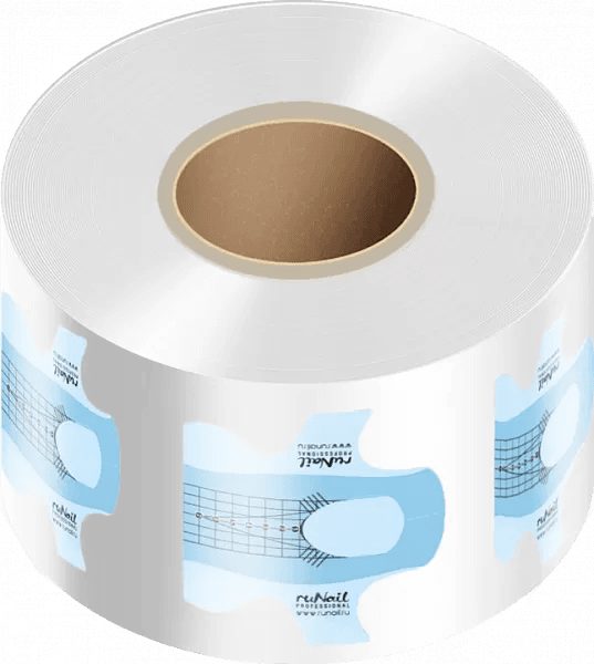 RuNail Одноразовые формы №4100, 100 шт., цвет бирюзовый