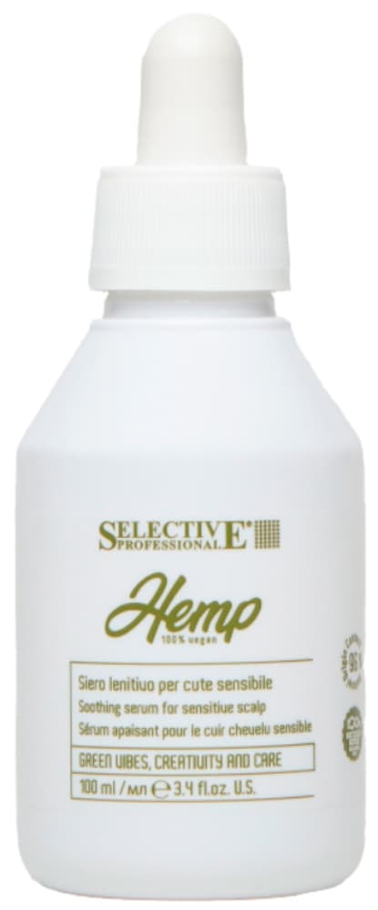 SELECTIVE HEMP Успокаивающая сыворотка для чувствительной кожи головы 100 мл