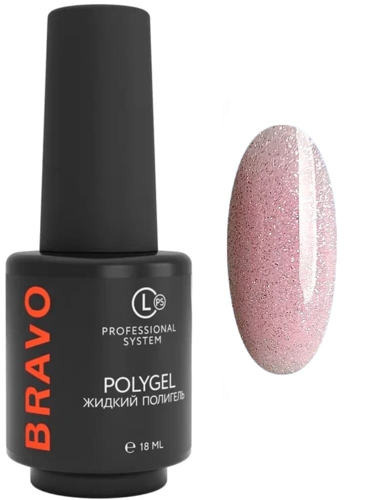 Bravo PolyGel Жидкий полигель №14 светоотражающий 18 мл
