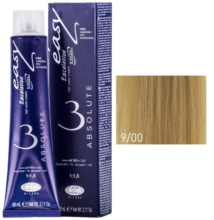 Lisap Absolute 9/00 очень светлый блондин 60 мл