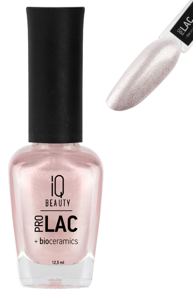 IQ BEAUTY PROLAC Лак для ногтей укрепляющий с биокерамикой 12.5 мл № 061 Lumine me