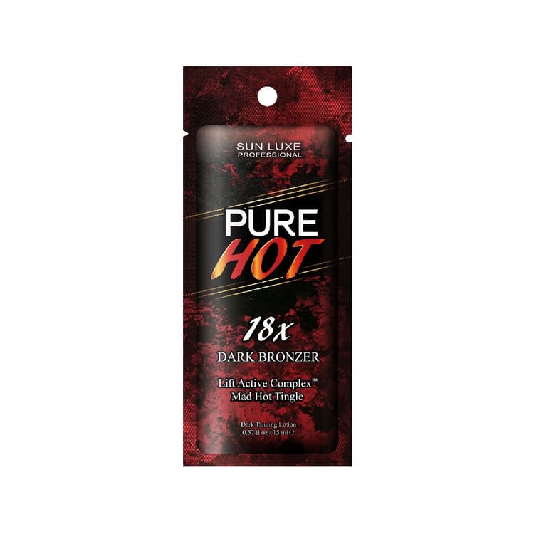 SUN LUXE Крем-ускоритель загара "Pure Hot 18x" c высоким. уровнем бронзаторов и тингл-эффектом, 15 мл.