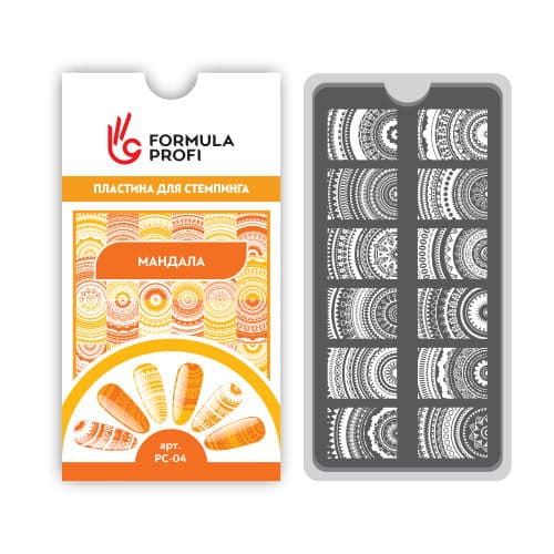Formula Profi Пластина для стемпинга Мандала 6,5*12,5см