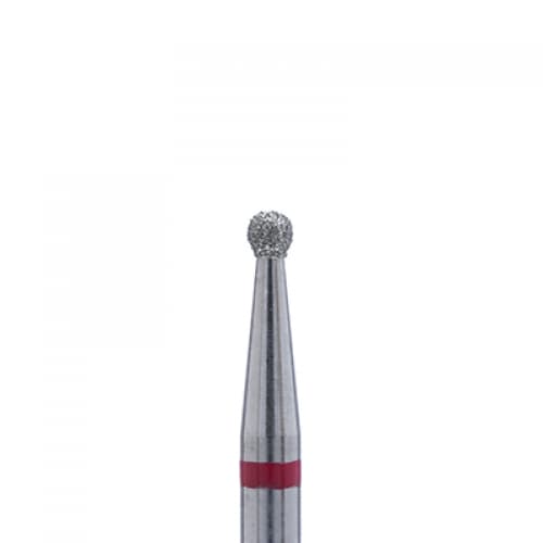Фреза Алмазная Шар Кристалл Nails d.1.8 (красная насечка)