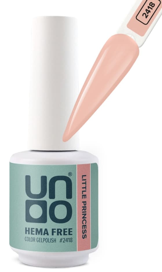 UNO HEMA FREE Гель-лак 2418 Маленькая принцесса - Little Princess, 10 г