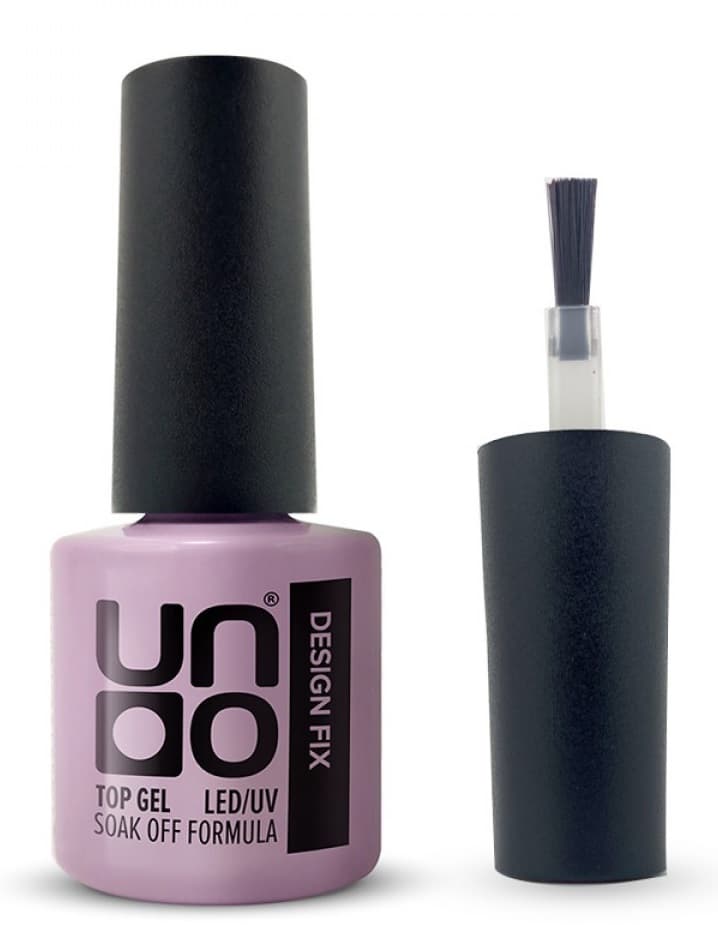 Верхнее покрытие для гель-лака UNO Design Fix Top, с липким слоем, 8 гр 