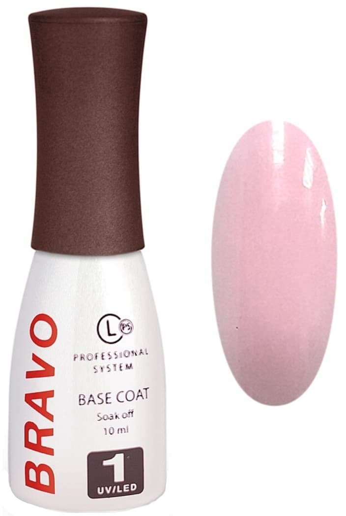 Bravo Камуфлирующее базовое покрытие для гель-лака BRAVO 5.5 10мл. 