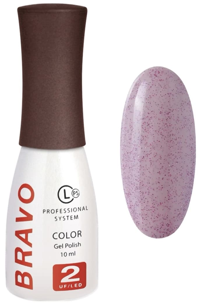 Bravo Верхнее покрытие без липкого слоя TOP BRILLIANT светоотражающий VIOLET, 10мл.
