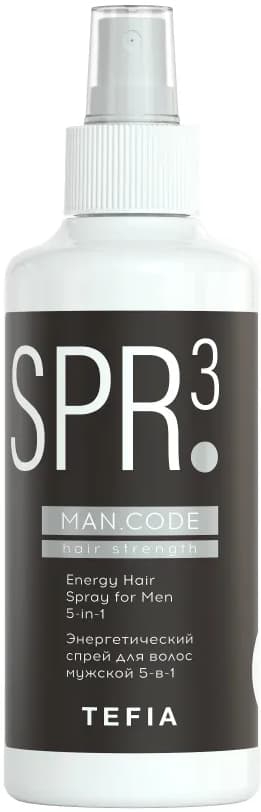 TEFIA MAN.CODE Энергетический спрей для волос мужской 5-в-1 250 мл 