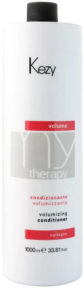 KEZY My Therapy Кондиционер для придания объема с морским коллагеном, 1000 мл.