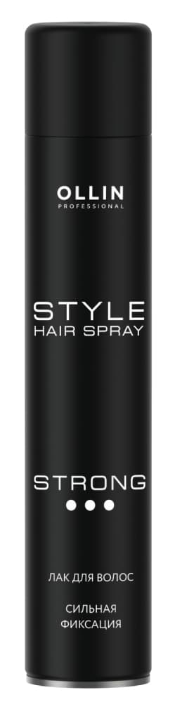 OLLIN STYLE Лак для волос сильной фиксации 500мл 