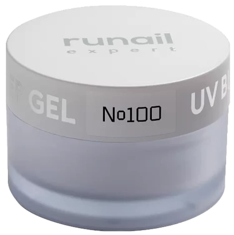 RuNail Expert Гель моделирующий UV BUILDER GEL №100, 15г банка