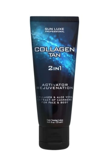 SUN LUXE Collagen Tan Ускоритель без бронз. для загара в солярии,коллагенарии и на солнце 125 мл 