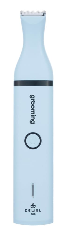DEWAL Pro Grooming Триммер-гриндер для стрижки животных, 4 в 1, аккум./сеть, цв.голубой