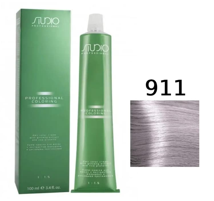 KAPOUS Studio S 911 ультра-светлый серебристо-пепельный блонд 100 мл