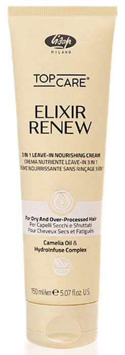 Lisap Elixir Renew Крем Несмываемый увлажняющий, восстанавливающий для сухих и поврежденных волос 150 мл