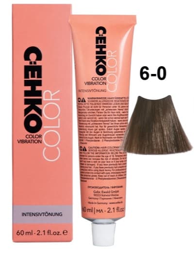 C:EHKO Color Vibration 6/0 Темный блондин/Dunkelblond, 60 мл