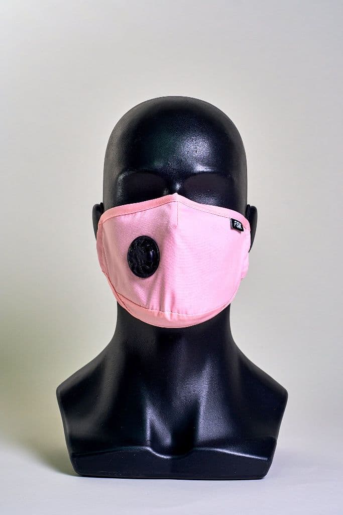 FSK Защитная маска Pro Lite (в комплекте два сменных фильтра), розовая