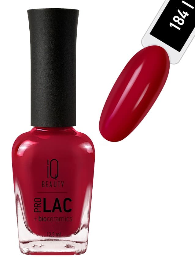 IQ BEAUTY PROLAC Лак для ногтей укрепляющий с биокерамикой 12.5 мл №184 Chekmate Chekmate