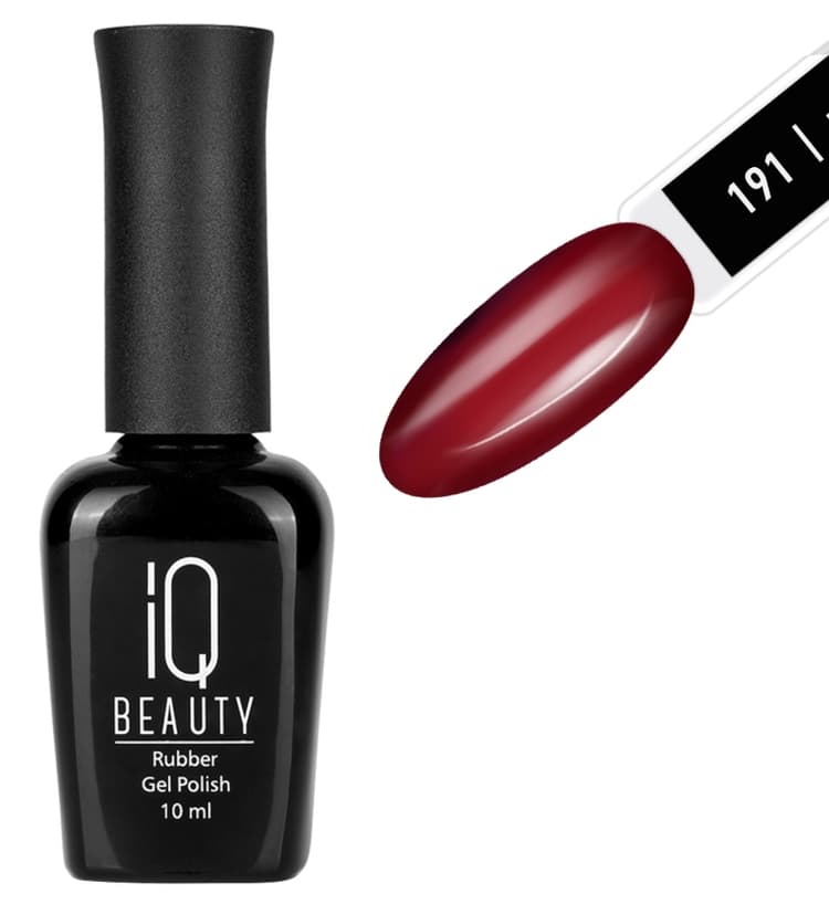 IQ BEAUTY Каучуковый гель-лак с кальцием №191 Fiery heart - коллекция Jardin