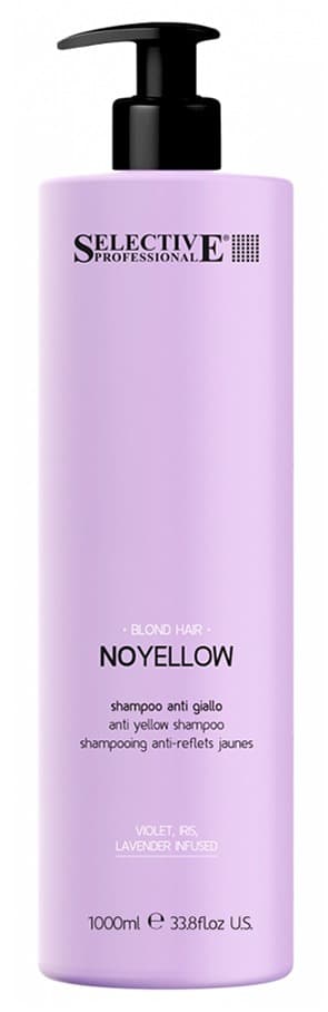 SELECTIVE NO YELLOW Шампунь для устранения нежелательных желтых оттенков 1000 мл 