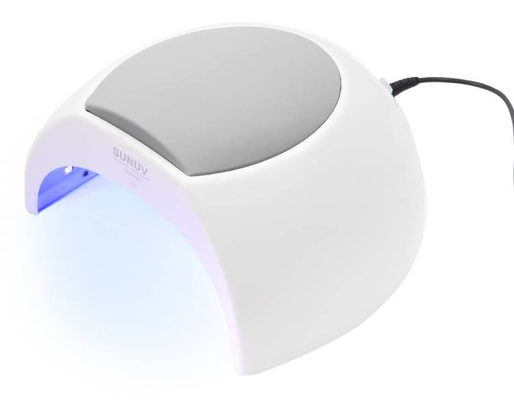 SUN 2S Лампа для наращивания (съемное дно) с кварцевыми диодами с металлическим внутренним корпусом, белая, 48 Ватт