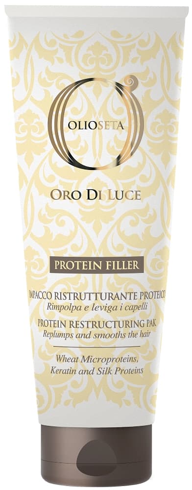 BAREX OLIOSETA Oro DI Luce / ПРОТЕИНОВЫЙ ФИЛЛЕР - микропротеины пшеницы, кератин и протеины шелка 250мл