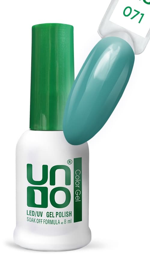 Гель-лак "Uno" - 071 Туманная бирюза - Misty Turquoise 8мл 