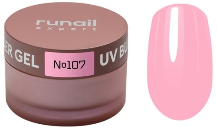RuNail Expert Гель моделирующий UV BUILDER GEL №107, 15г банка