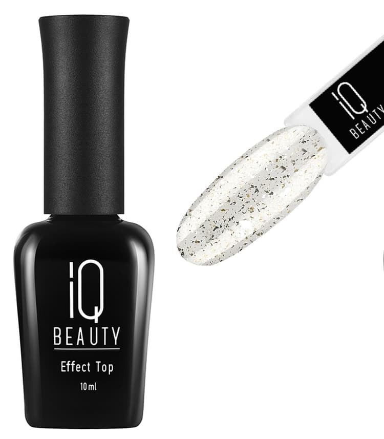 IQ BEAUTY Финишное покрытие глянцевое без липкого слоя с эффектом Effect top №111 Potal Mix 