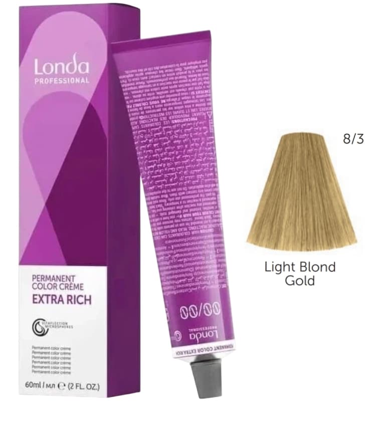 LONDACOLOR 8/3 светлый блонд золотистый