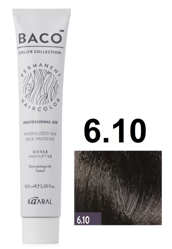 KAARAL Baco color  6.10 темный пепельный блондин 100 мл