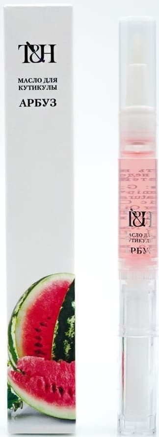 Масло T&H для кутикулы "Арбуз" 2 мл.
