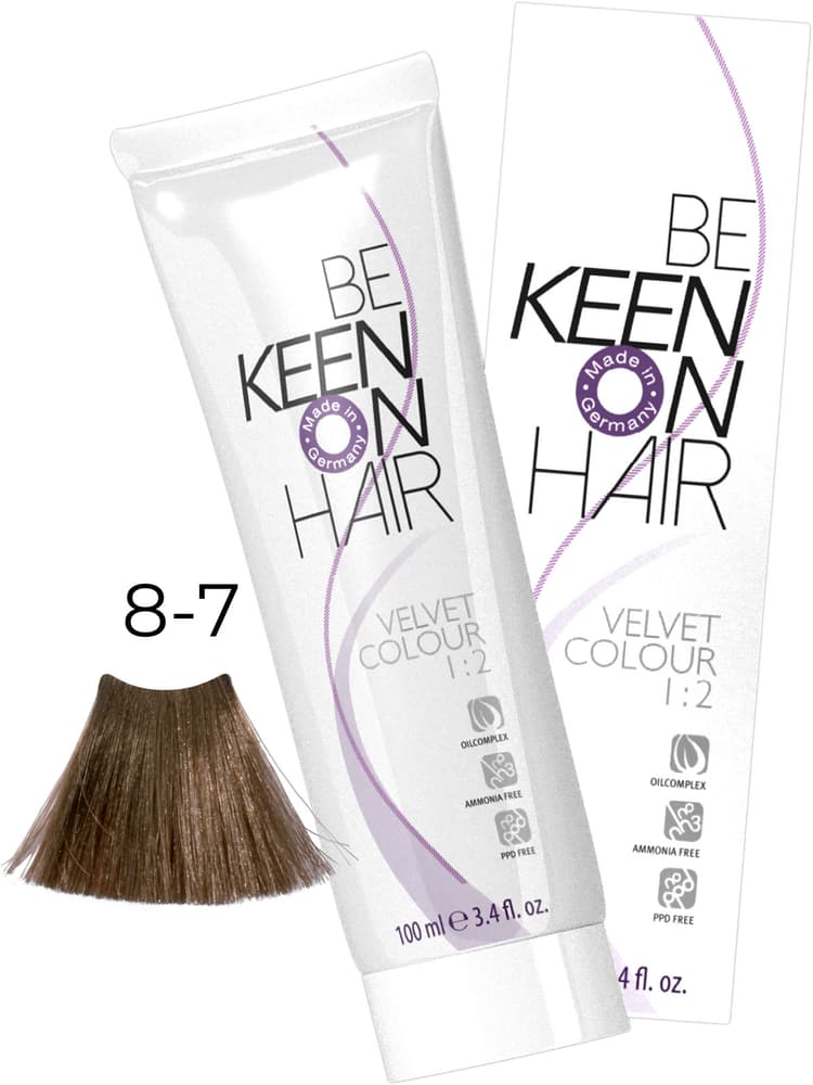 KEEN VELVET COLOUR 8.7 Песочный/ Sand, 100 мл, без аммиака