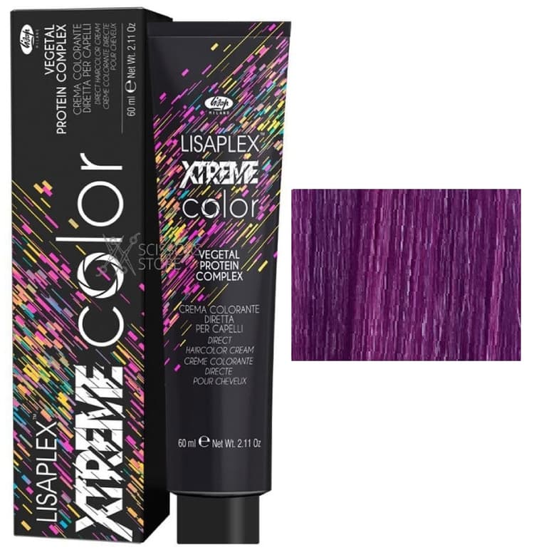 Lisaplex Xtreme капризный фиолетовый - краситель прямого действия 60 мл