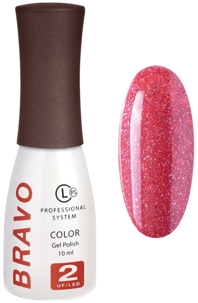Bravo Гель-лак светоотражающий  382 10мл.